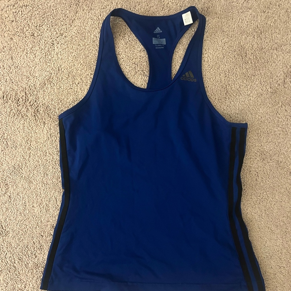 Adidas Women's Navy Racerback Tank Top